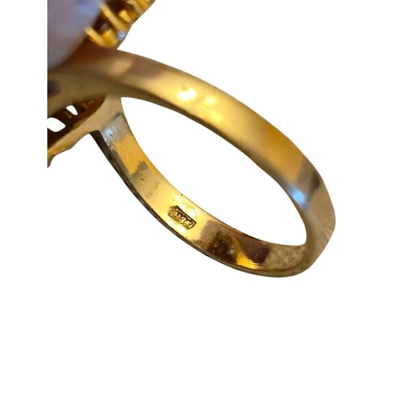 Vintage Marquise CZ Ring Bypass Design - Picture 5 of 6